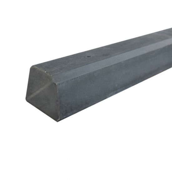 Betonpaal beton-antraciet piramide (voor tuinscherm) 280cm 10/10